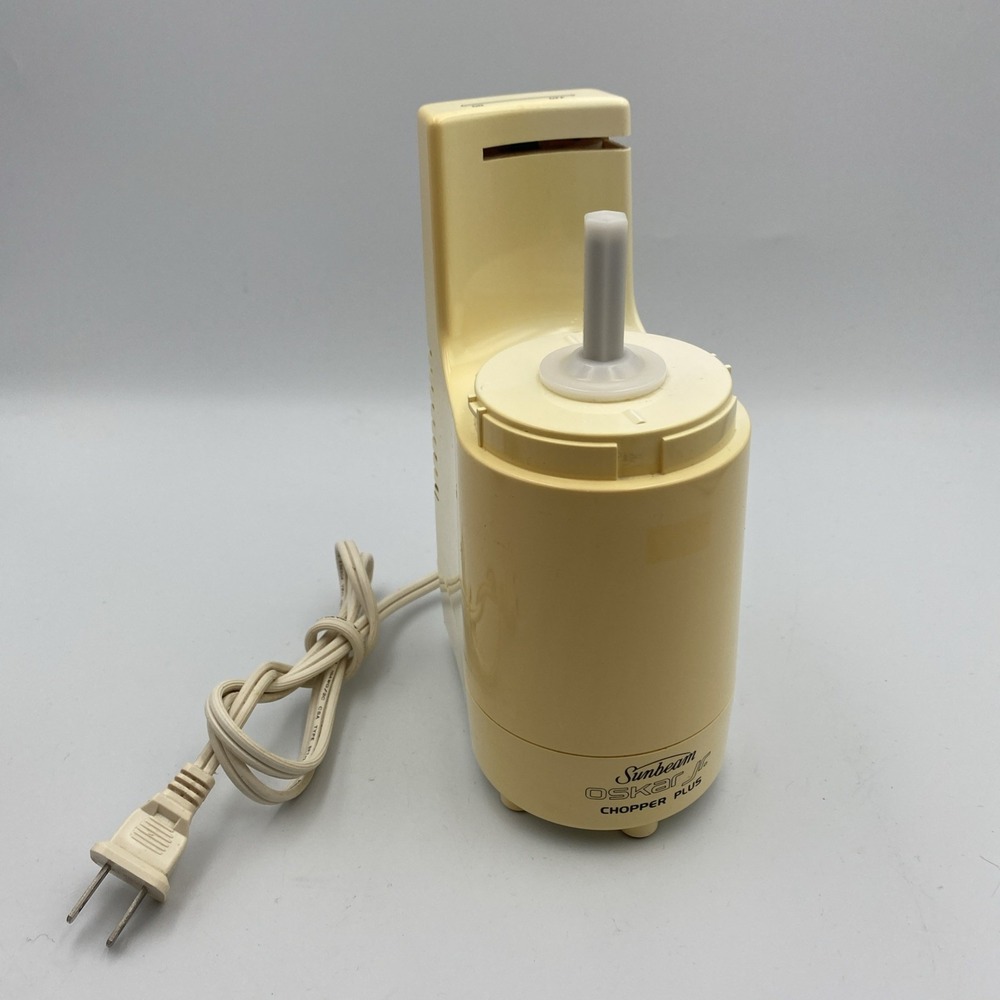 Sunbeam Oskar Jr 14131 Mini Plus Salad Food Processor Chopper BASE ONLY Tested